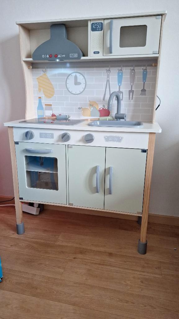Mini Matters Houten Speelkeuken + Gratis accessoires, Kinderen en Baby's, Speelgoed | Houten speelgoed, Zo goed als nieuw, Meubelstuk of Keukentje