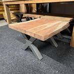 Showmodel! Hoektafel Landon | 60 | Live Edge | Van €319,-, Ophalen, ., Vierkant, Nieuw