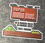 Grote MARIO BROS NES arcade Bartop Sticker Decal, Verzamelen, Stickers, Nieuw, Verzenden