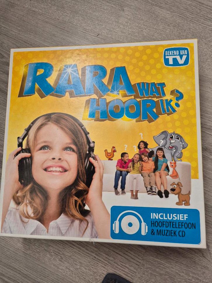 RaRa Wat Hoor Ik?, Hobby en Vrije tijd, Gezelschapsspellen | Kaartspellen, Gebruikt, Ophalen of Verzenden