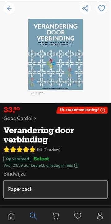 Lennie Haarsma - Verandering door verbinding ( Pedagogiek) beschikbaar voor biedingen