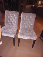 Gratis: Mooie set van 2 eetkamerstoelen, Huis en Inrichting, Stoelen, Ophalen, Hout, Twee, Bruin