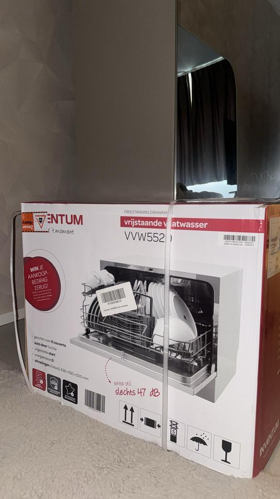 Inventum Mini Vaatwasser VVW5520 - Nieuw in doos!, Witgoed en Apparatuur, Vaatwasmachines, Nieuw, Vrijstaand, Minder dan 85 cm