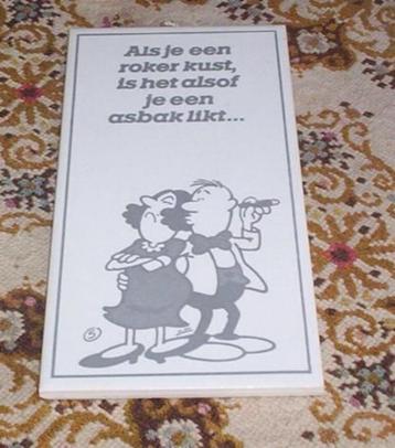 1 tegel als je een roker kust is het alsof je een asbak likt beschikbaar voor biedingen