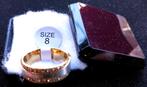 Alliance Titanium dames ring & Premium diamonds mt 8 [E-302], Sieraden, Tassen en Uiterlijk, Ringen, Nieuw, 17 tot 18, Dame, Goud