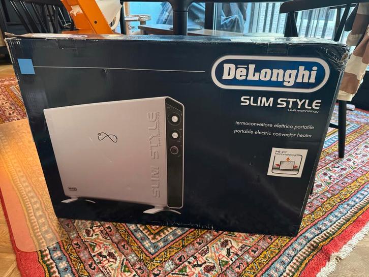 Delonghi Slim Style Convector Kachel, Huis en Inrichting, Kachels, Zo goed als nieuw, Vrijstaand, Kolomkachel, Elektrisch, Ophalen