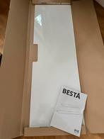 Ikea Besta bovenblad glas wit 120cm, Glas, 25 tot 50 cm, 100 tot 150 cm, Zo goed als nieuw