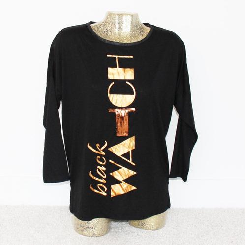 Mooie Zwarte Fransa Trui (S) - 32 € 20,-, Kleding | Dames, Truien en Vesten, Zo goed als nieuw, Maat 36 (S), Zwart, Ophalen of Verzenden