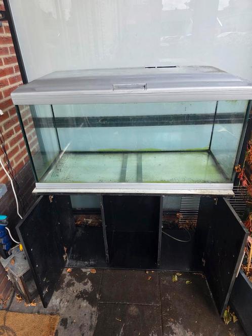 Gratis aquarium met kast, Dieren en Toebehoren, Vissen | Aquaria en Toebehoren, Gebruikt, Leeg aquarium, Ophalen