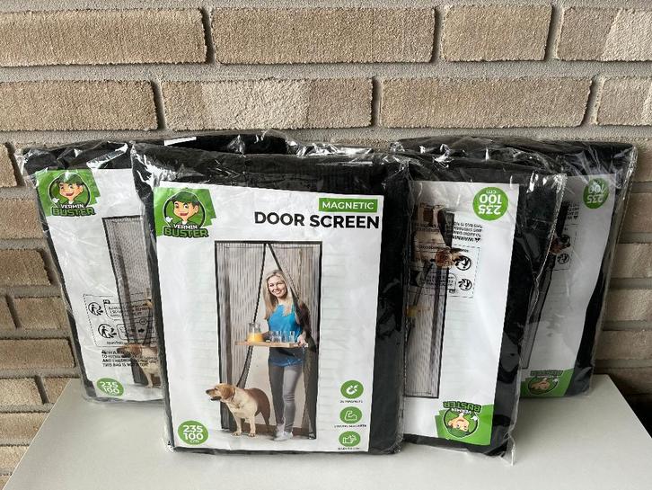 VerminBuster Vliegengordijnen 235 x 100 CM | NIEUW, Doe-het-zelf en Verbouw, Deuren en Horren, Nieuw, Overige typen, 215 cm of meer