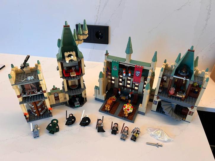 Lego 4842 Zweinstein Kasteel bijna compleet, Kinderen en Baby's, Speelgoed | Duplo en Lego, Gebruikt, Lego, Complete set, Ophalen of Verzenden