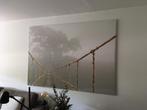 Mooie wanddecoratie hangende brug, Ophalen, 125 cm of meer, Schilderij, 75 cm of meer