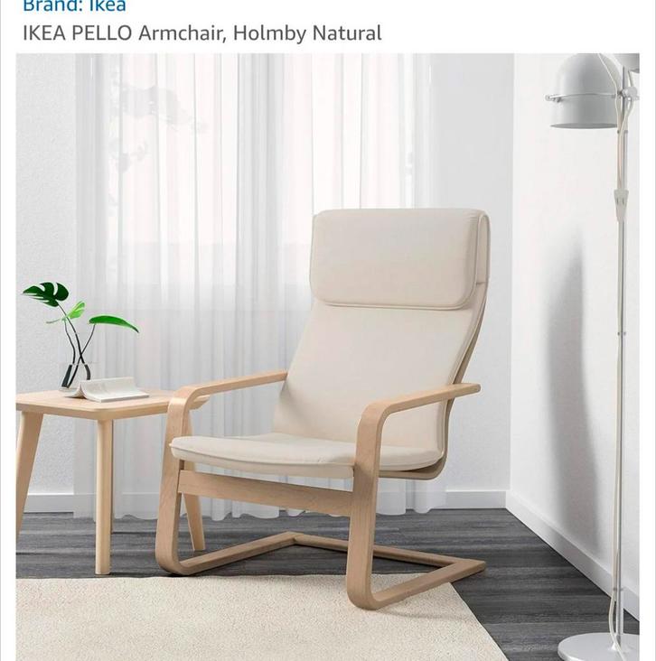 Ikea Pello zitstoelen witte bekleding studentenprijsje!, Huis en Inrichting, Fauteuils, Zo goed als nieuw, Ophalen of Verzenden