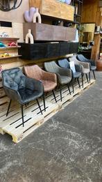 Eetkamerstoelen setjes van 6 (outlet), Huis en Inrichting, Stoelen, Ophalen, Zo goed als nieuw