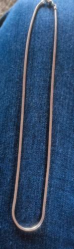 Zilveren 925  slangen collier 40 cm 11 gr, Ophalen of Verzenden, Zo goed als nieuw, Zilver, Zilver