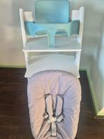 Stokke Tripp Trapp Stoel Wit + Babyset + Newbornset, Ophalen, Zo goed als nieuw, Meegroeistoel, Stoelverkleiner