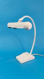 Vintage tafellamp, bureaulamp wit, metaal. 4A5, Tweedehands verkoop, Tweedehands verkoop, Gebruikt, Ophalen of Verzenden