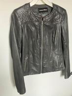 Leren dames jas, Kleding | Dames, Trans mission, Zo goed als nieuw, Grijs, Ophalen