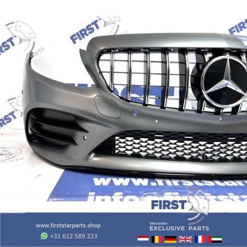 W205 FACELIFT AMG LINE VOORBUMPER Mercedes C Klasse 2014-202 beschikbaar voor biedingen