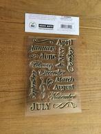 Hero arts CL071 Clear Design Artistic Calender nieuw, Hobby en Vrije tijd, Stempelen, Ophalen of Verzenden, Nieuw, Clearstamp