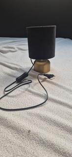 Nachtlampje Goud/Zwart lampje, Ophalen of Verzenden