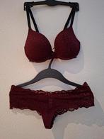 Pink Victoria's Secret bh mt 32C (70C) en tanga mt S, Kleding | Dames, Victoria's Secret, Ophalen of Verzenden, Bruin