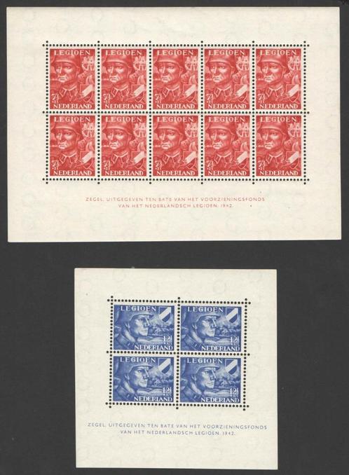 Nederland NVPH nr V402/3 postfris Legioenzegels 1942, Postzegels en Munten, Postzegels | Nederland, Postfris, Na 1940, Verzenden