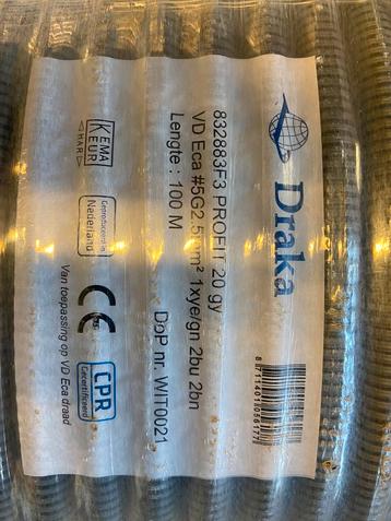 Draka stroomdraad 5 draden 2,5mm beschikbaar voor biedingen