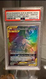 PSA 10 Solgaleo & Lunala GX Cosmic Eclipse, Hobby en Vrije tijd, Verzamelkaartspellen | Pokémon, Ophalen of Verzenden, Zo goed als nieuw