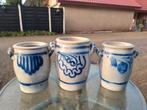3 Antieke Keulse Potten, Vazen, Ophalen