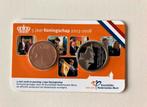 Coincard 5 Jaar Koningschap 2013-2018, Verzenden, Koningin Beatrix, Euro's