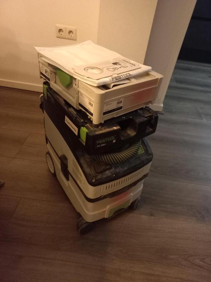 Festool Midi Stofzuiger + Accessoires, Witgoed en Apparatuur, Stofzuigers, Ophalen of Verzenden