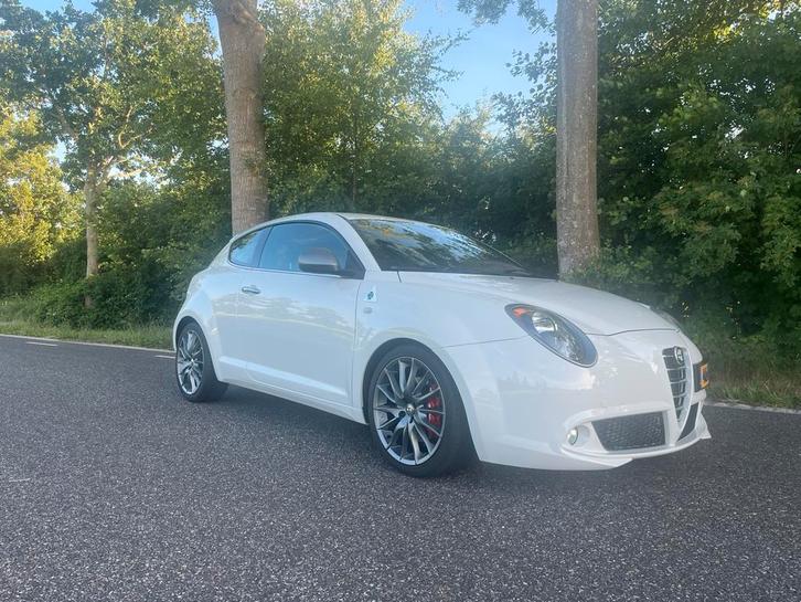 Alfa Romeo MiTo 1.4 Turbo 125KW Multi AIR 2010 Wit, Auto's, Alfa Romeo, Particulier, MiTo, ABS, Boordcomputer, Centrale vergrendeling