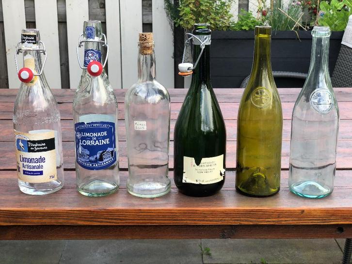 Oude franse lege flessen, Antiek en Kunst, Curiosa en Brocante, Ophalen