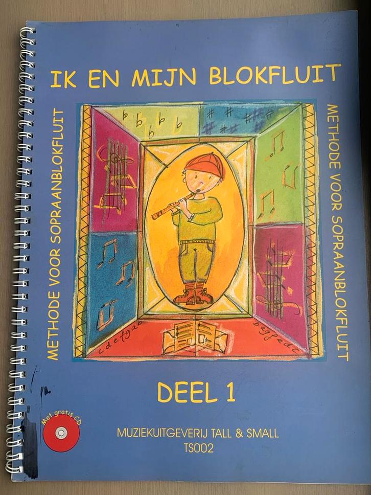 Ik en mijn blokfluit - Deel 1 + CD, Muziek en Instrumenten, Bladmuziek, Gebruikt, Les of Cursus, Overige genres, Blokfluit, Ophalen of Verzenden