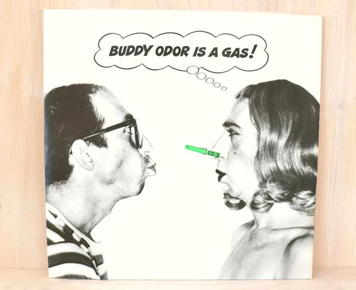 LP The Buddy Odor Stop - Buddy Odor Is a Gas!, met Cats Hiss, Cd's en Dvd's, Vinyl | Rock, Gebruikt, Poprock, 12 inch, Ophalen of Verzenden