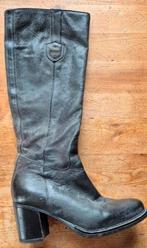 Mooie lange leren laarzen, Kleding | Dames, Ophalen of Verzenden, Zo goed als nieuw, Grijs, Hoge laarzen