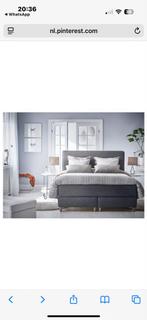 Boxspring bed 180x200 Ikea zgan, Tweepersoons, Ophalen of Verzenden, Zo goed als nieuw, 180 cm