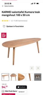 Salontafel Karwei, 100 tot 150 cm, Nieuw, Rechthoekig, 50 tot 100 cm