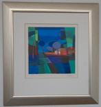 Ton Schulten zeefdruk, Boerderij in zonlicht., Ophalen