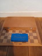 Schaak/dambord met toebehoren, Een of twee spelers, Ophalen of Verzenden, Gebruikt