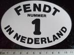 sticker fendt nummer 1 in nederland traktoren landbouw, Verzenden, Zo goed als nieuw, Merk