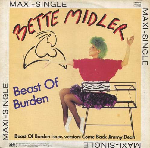 Bette Midler – Beast Of Burden  Originele Vinyl, 12", 45 RPM, Cd's en Dvd's, Vinyl Singles, Zo goed als nieuw, Maxi-single, Pop