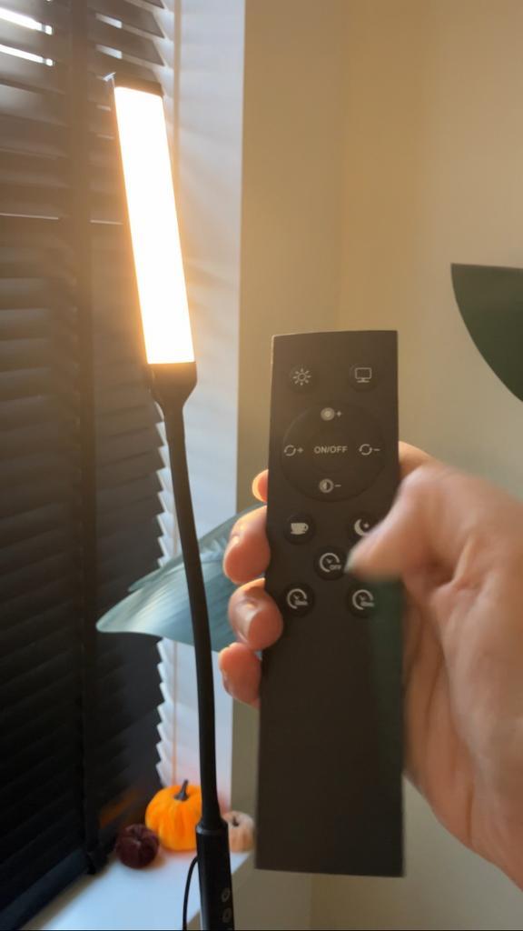 Vloerlamp met Kleurverandering & Afstandsbediening, Huis en Inrichting, Lampen | Vloerlampen, Zo goed als nieuw, Minder dan 100 cm