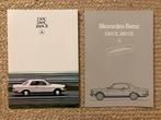 Mercedes-Benz C123 W123 Coupé brochures - 2 st 1979 1982, Boeken, Ophalen of Verzenden, Mercedes