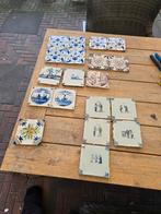 19 antieke wandtegels oa. Delftse 1700 - 1800, Ophalen of Verzenden