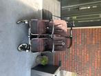 Bugaboo dubbele kinderwagen, Ophalen, Gebruikt, Verstelbare duwstang, Bugaboo