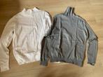 2 Coltruien: Esprit Grijs & Pier One Wit - Maat M, Kleding | Heren, Truien en Vesten, Maat 48/50 (M), Ophalen of Verzenden, Zo goed als nieuw