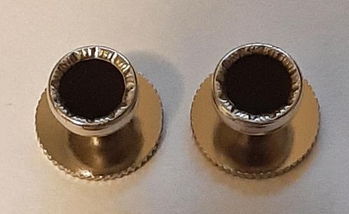 ⚉Brocante: 2 paar manchetknopen - GRATIS VERZENDING️🏷️€5,-, Sieraden, Tassen en Uiterlijk, Manchetknopen, Gebruikt, Overige materialen