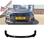 A6 S6 c8 frontspoiler | hoogglans zwart | s-line | 2018 + |